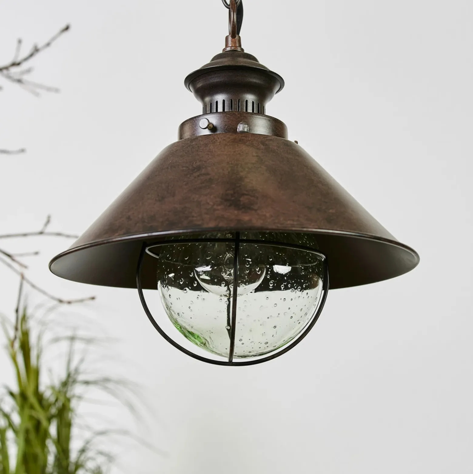 Lámpara colgante Náutica en diseño antiguo, 26 cm