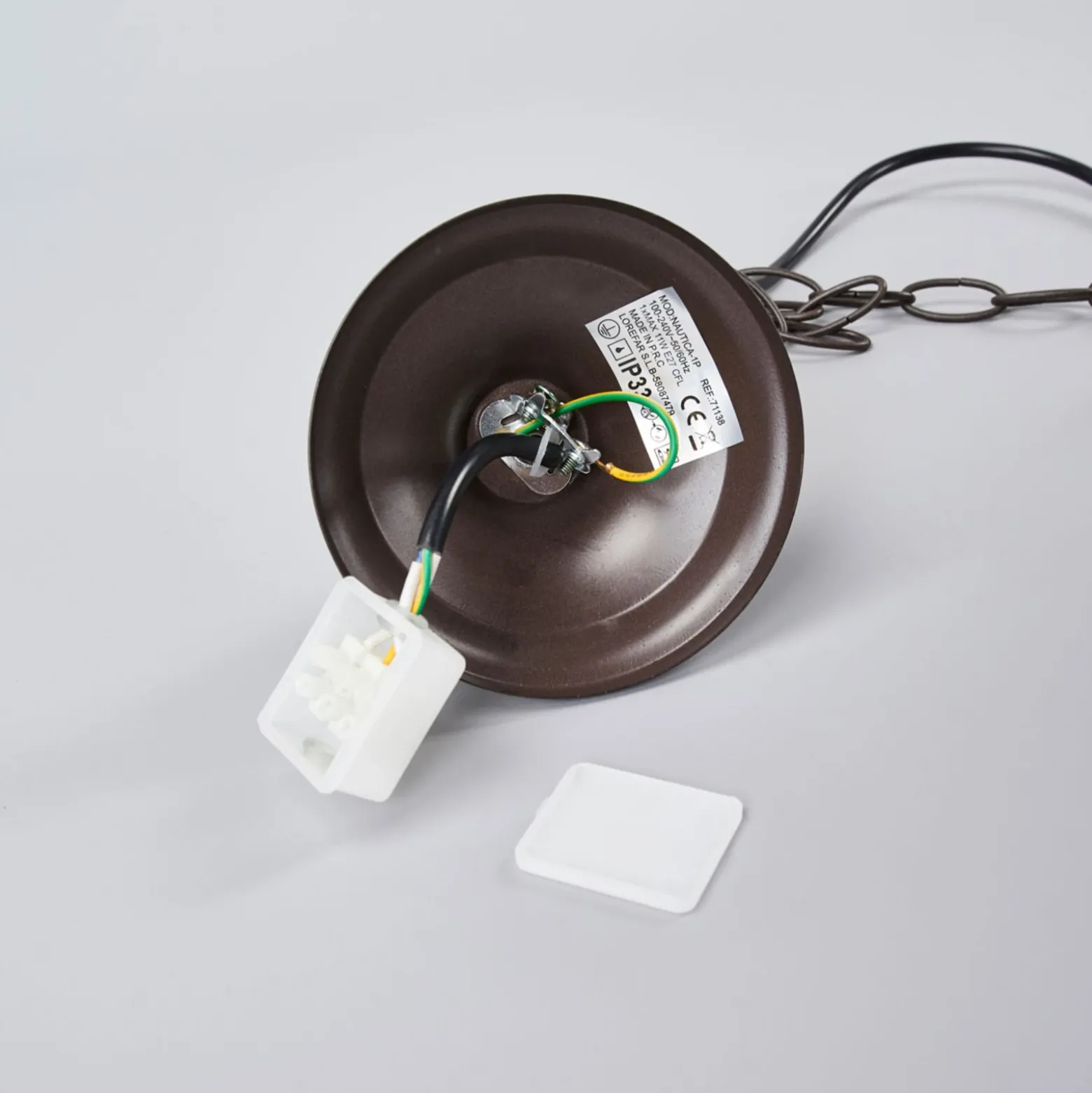 Lámpara colgante Náutica en diseño antiguo, 26 cm
