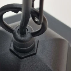 Lámpara colgante Parish con suspensión de cadena, altura 42 cm