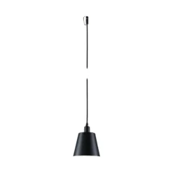 Lámpara colgante Paulmann Plug & Shine Kofia, antracita, IP44