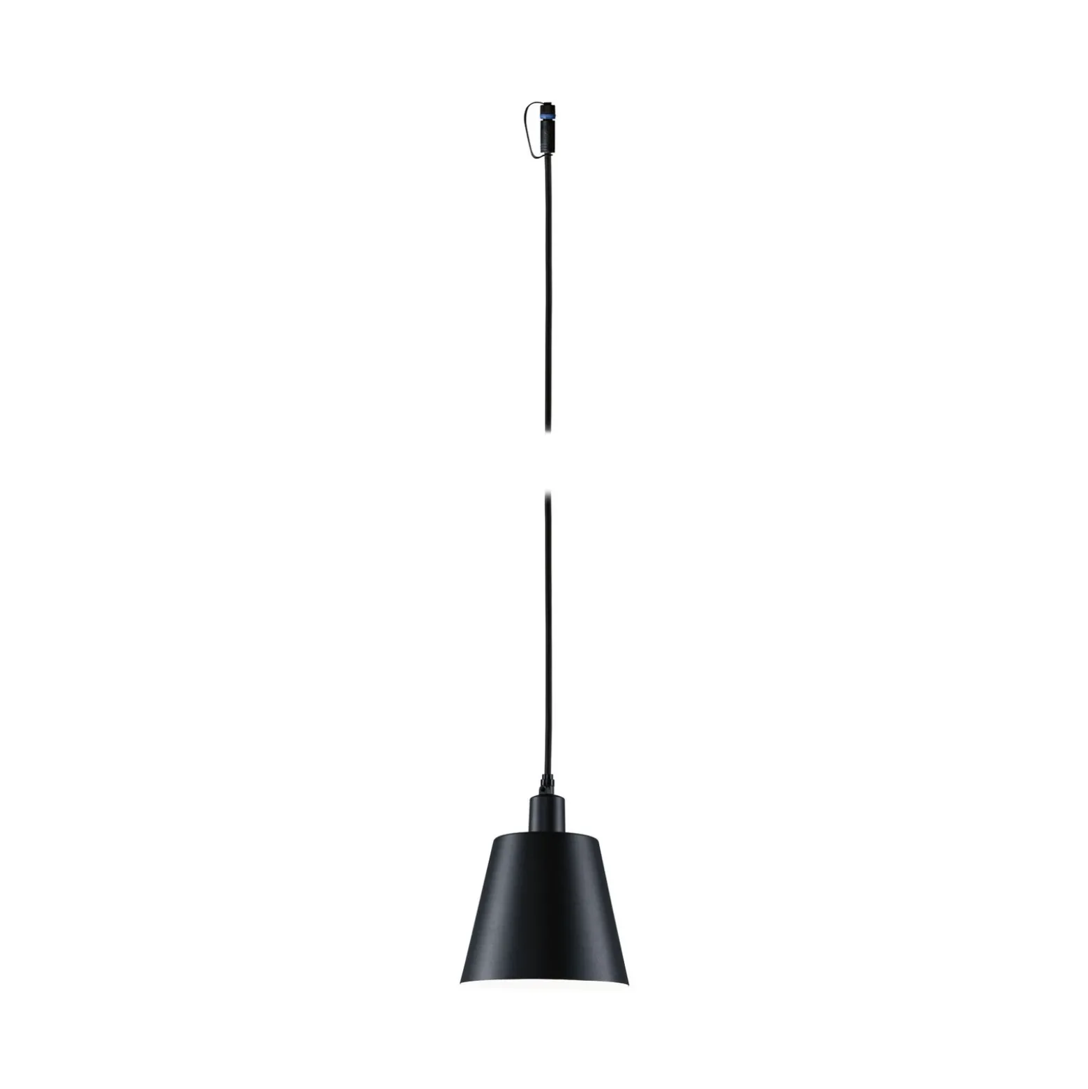 Lámpara colgante Paulmann Plug & Shine Kofia, antracita, IP44