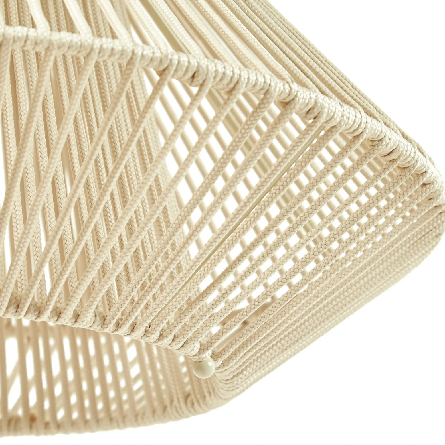 Lámpara colgante solar LED Lindby Austas, beige, Ø 50 cm, USB, IP54