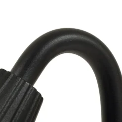 Lámpara con pica Lindby Sorvete, negra, metal, altura 62 cm
