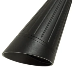 Lámpara con pica Lindby Sorvete, negra, metal, altura 62 cm