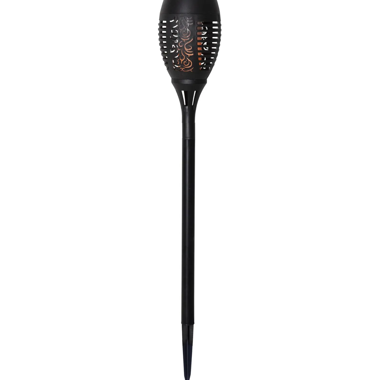 Lámpara con pica solar LED Flame, set de 2