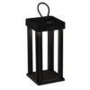 Lámpara decorativa Cannes USB, negro