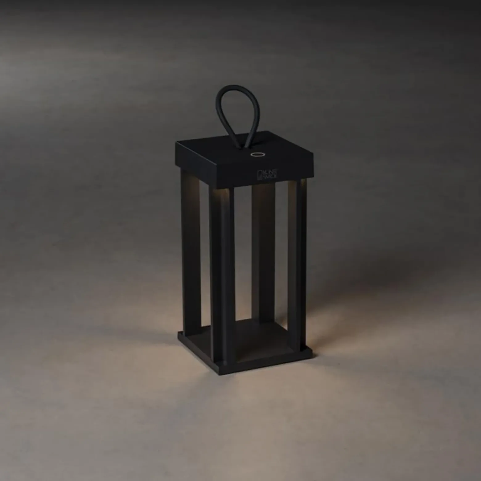 Lámpara decorativa Cannes USB, negro