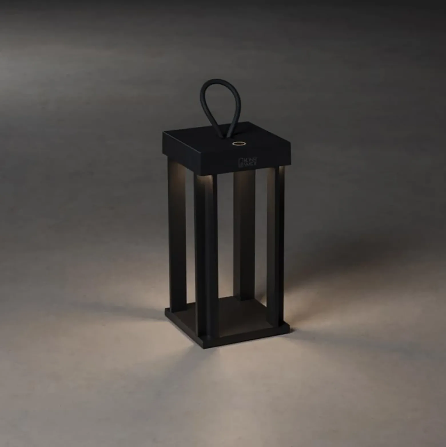 Lámpara decorativa Cannes USB, negro