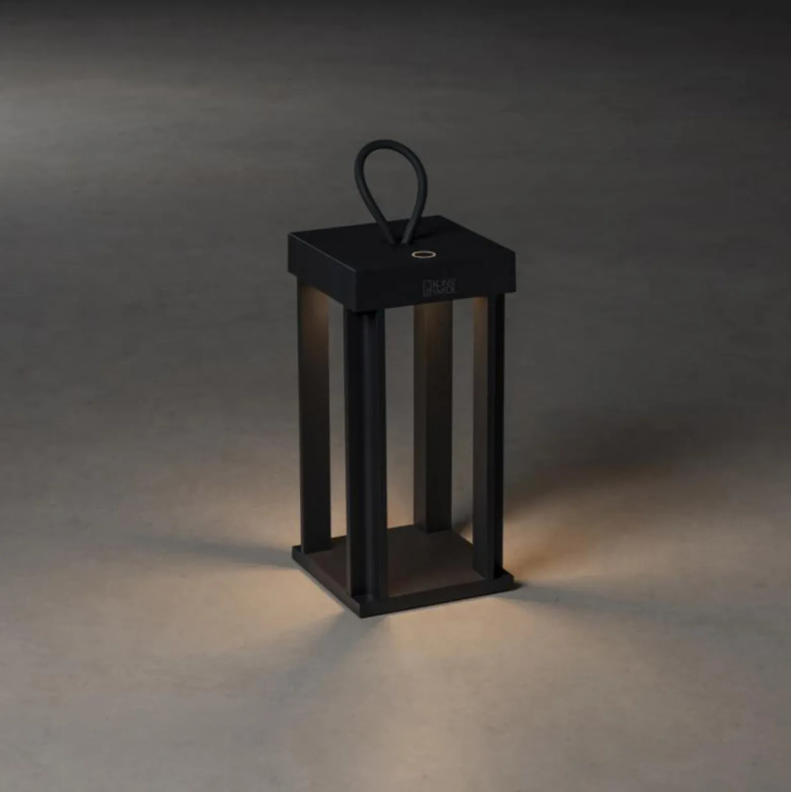Lámpara decorativa Cannes USB, negro