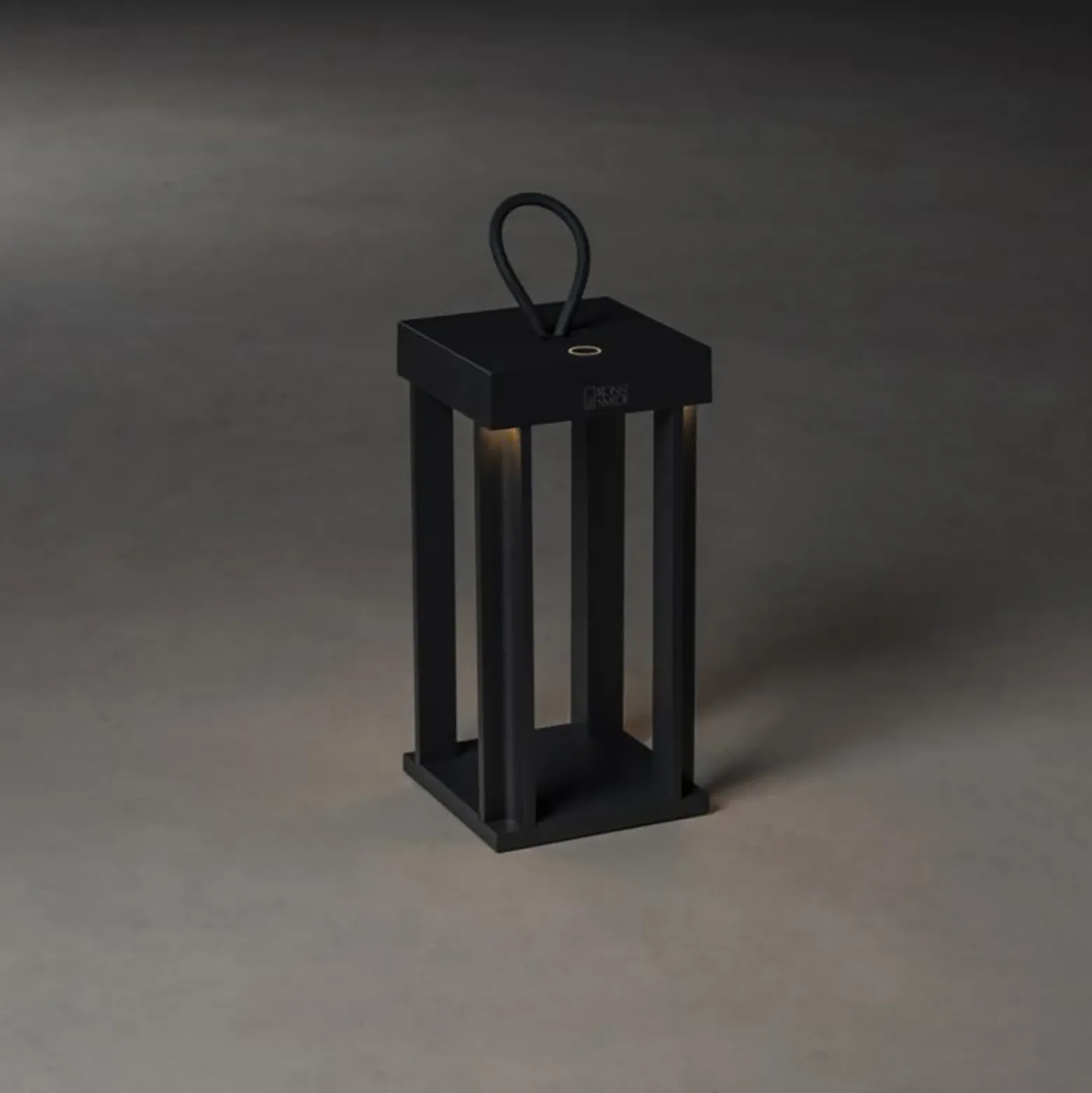 Lámpara decorativa Cannes USB, negro