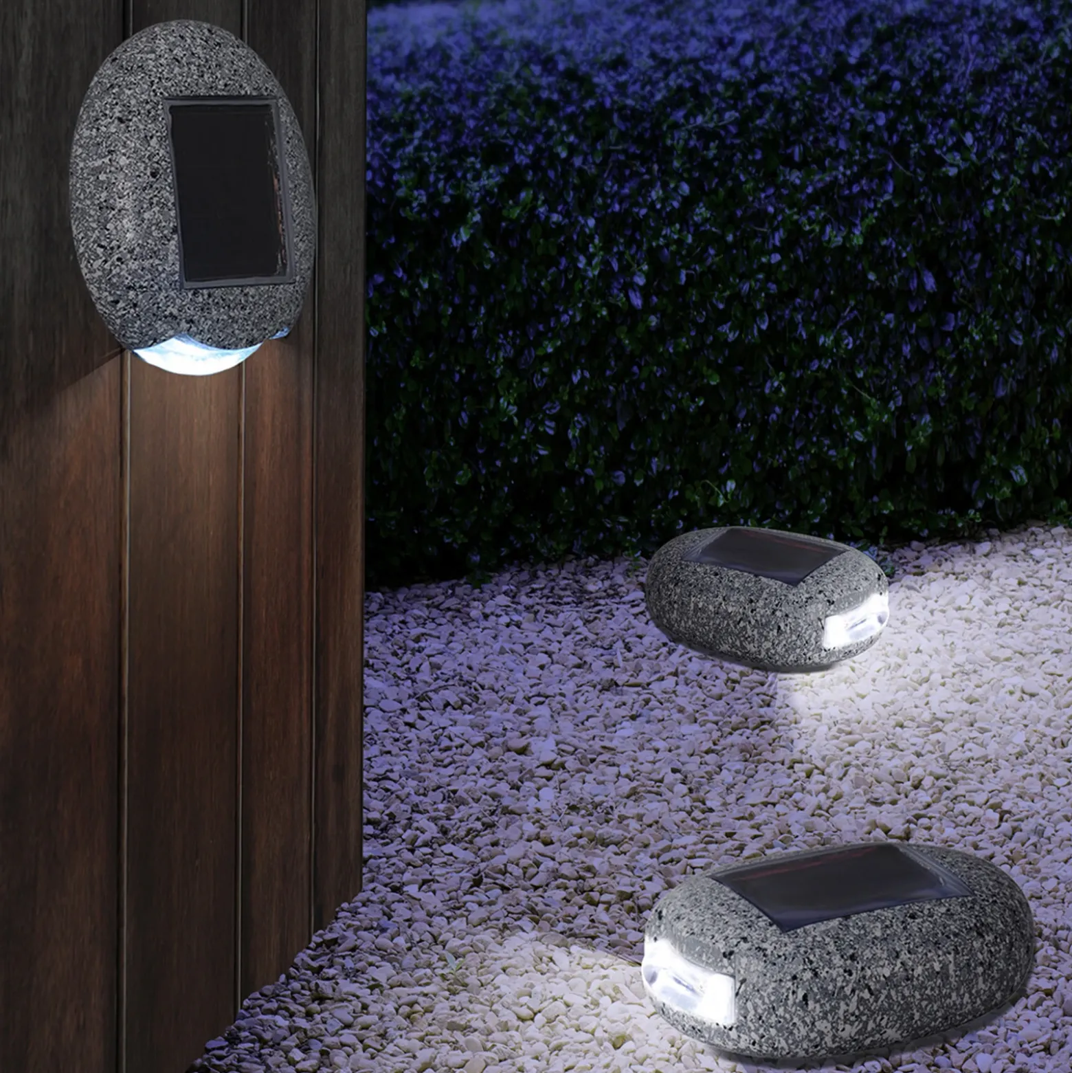 Lámpara decorativa exterior de diseño Talvi Solar