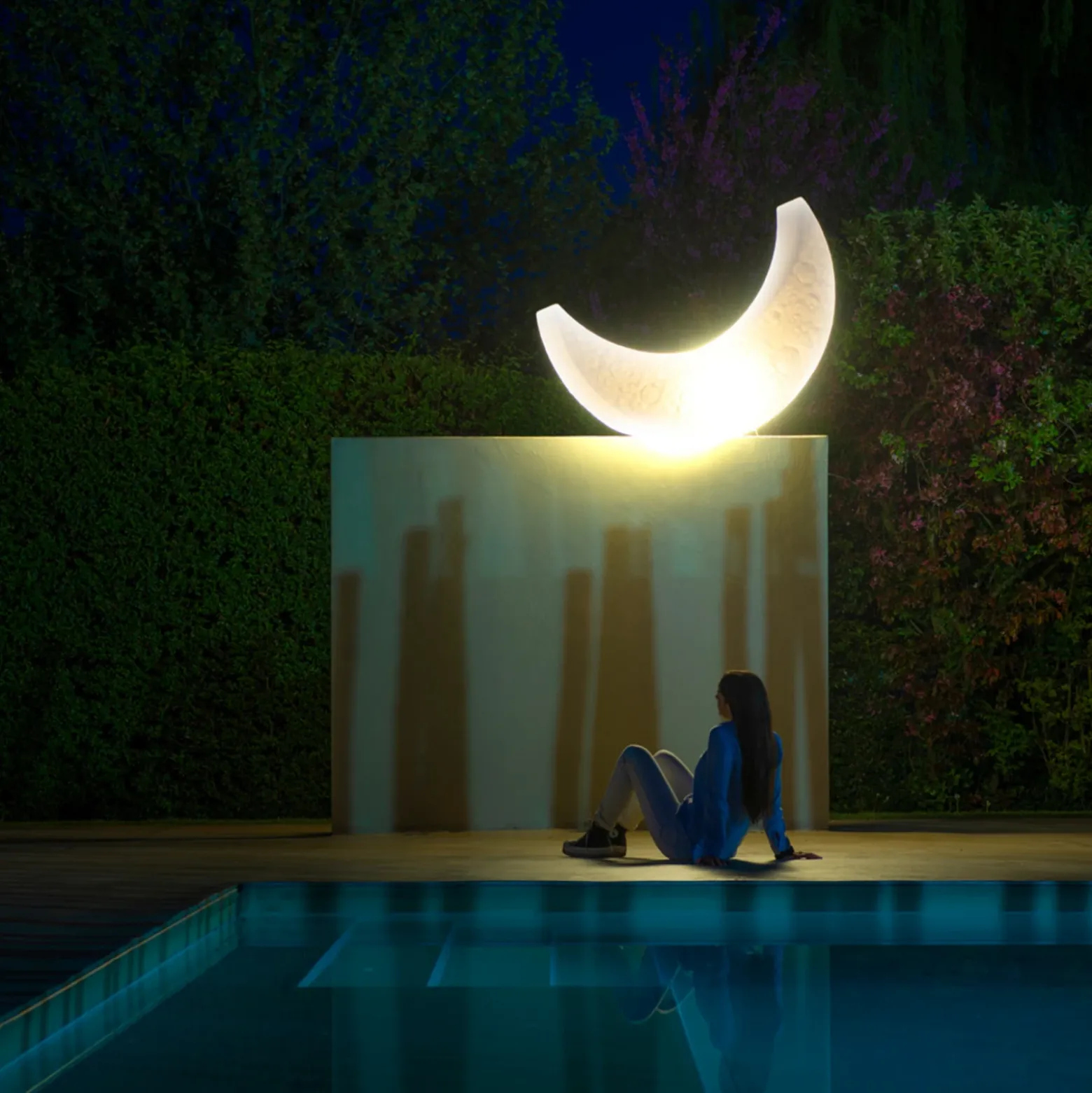 Lámpara decorativa exterior LED My Moon Lamp