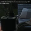 Lámpara decorativa LED Cannes USB, óxido