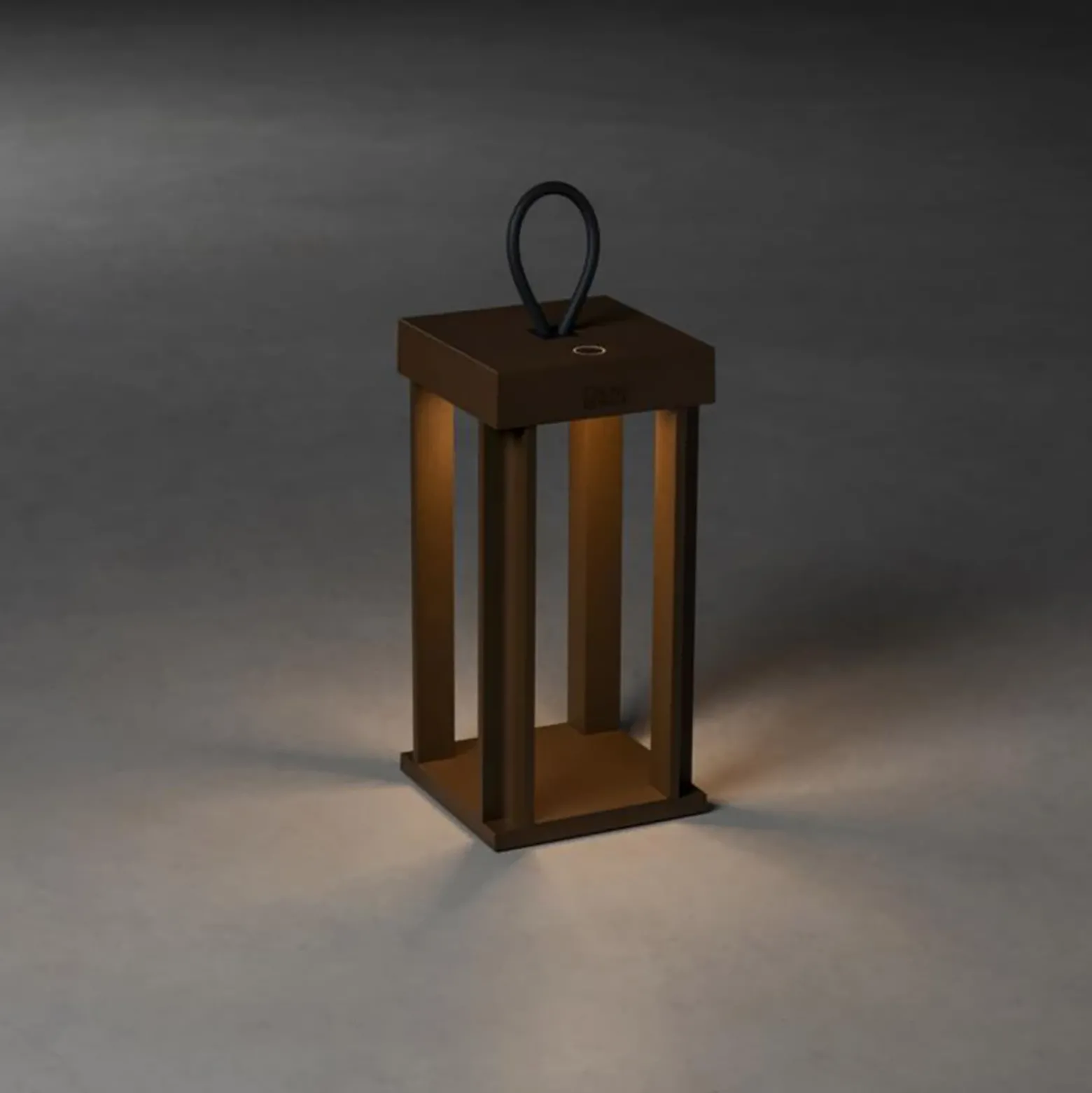 Lámpara decorativa LED Cannes USB, óxido