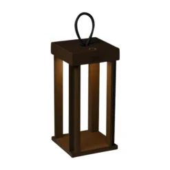 Lámpara decorativa LED Cannes USB, óxido