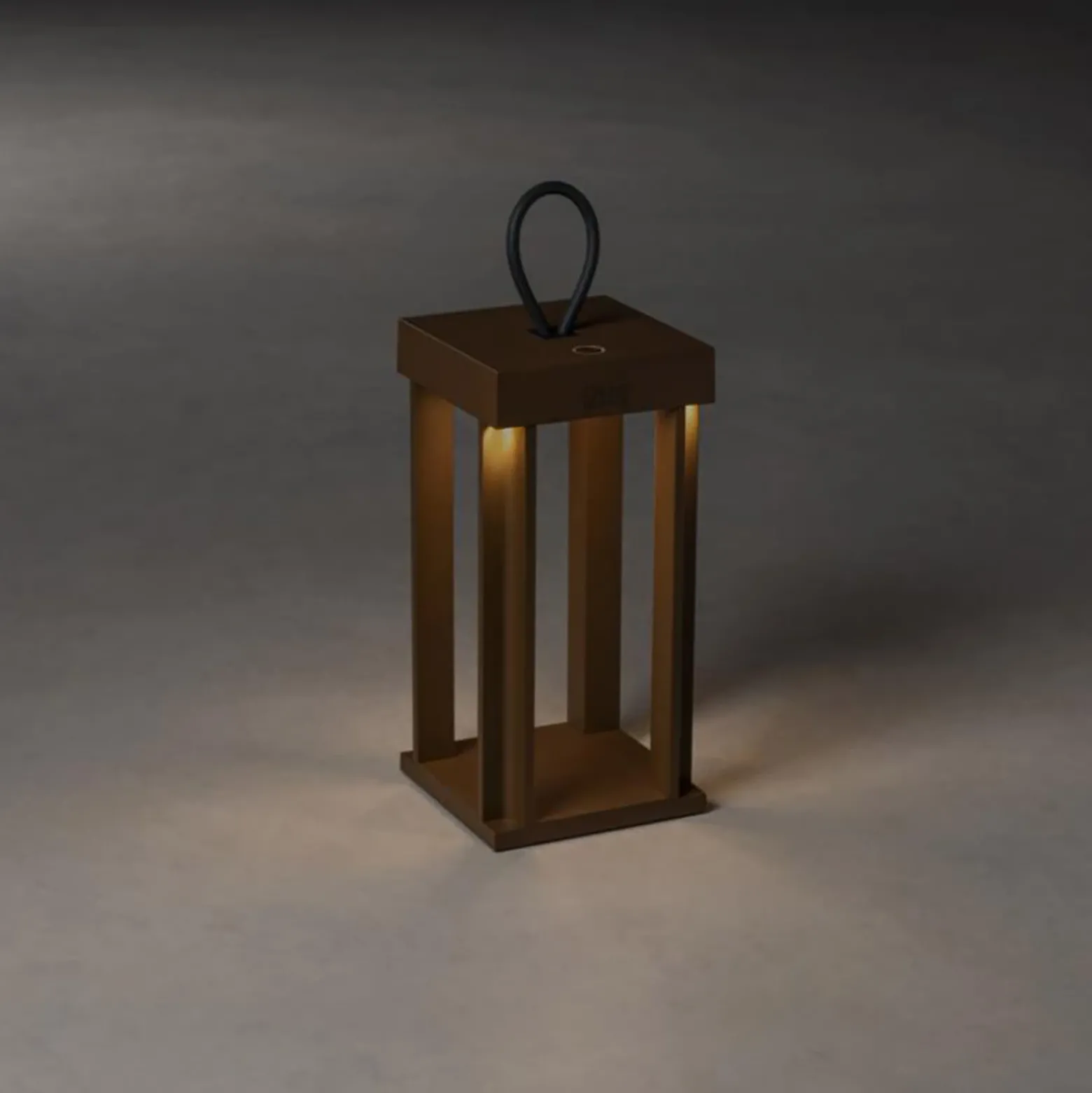 Lámpara decorativa LED Cannes USB, óxido