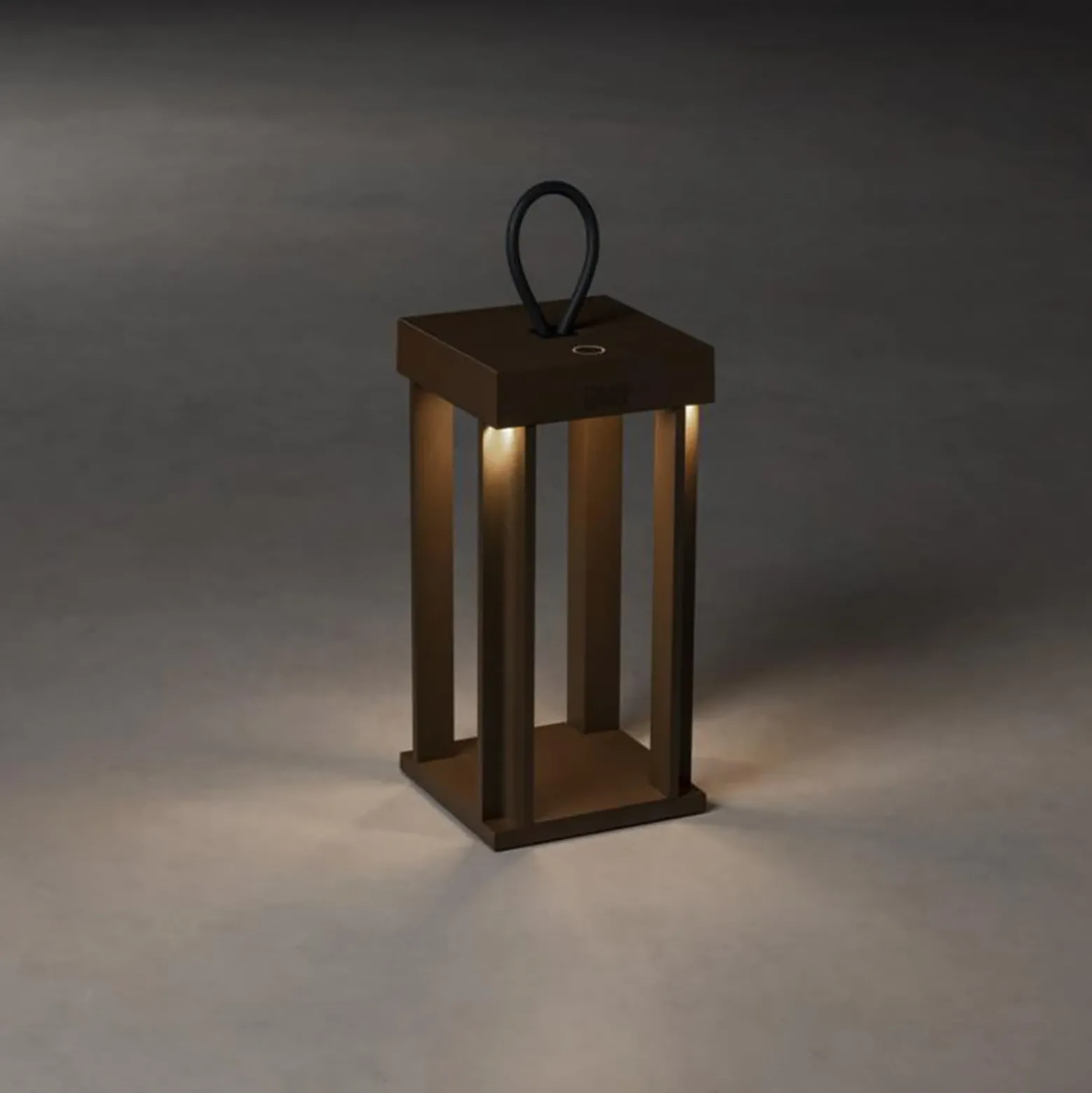 Lámpara decorativa LED Cannes USB, óxido