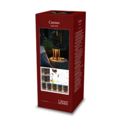 Lámpara decorativa LED Cannes USB, óxido