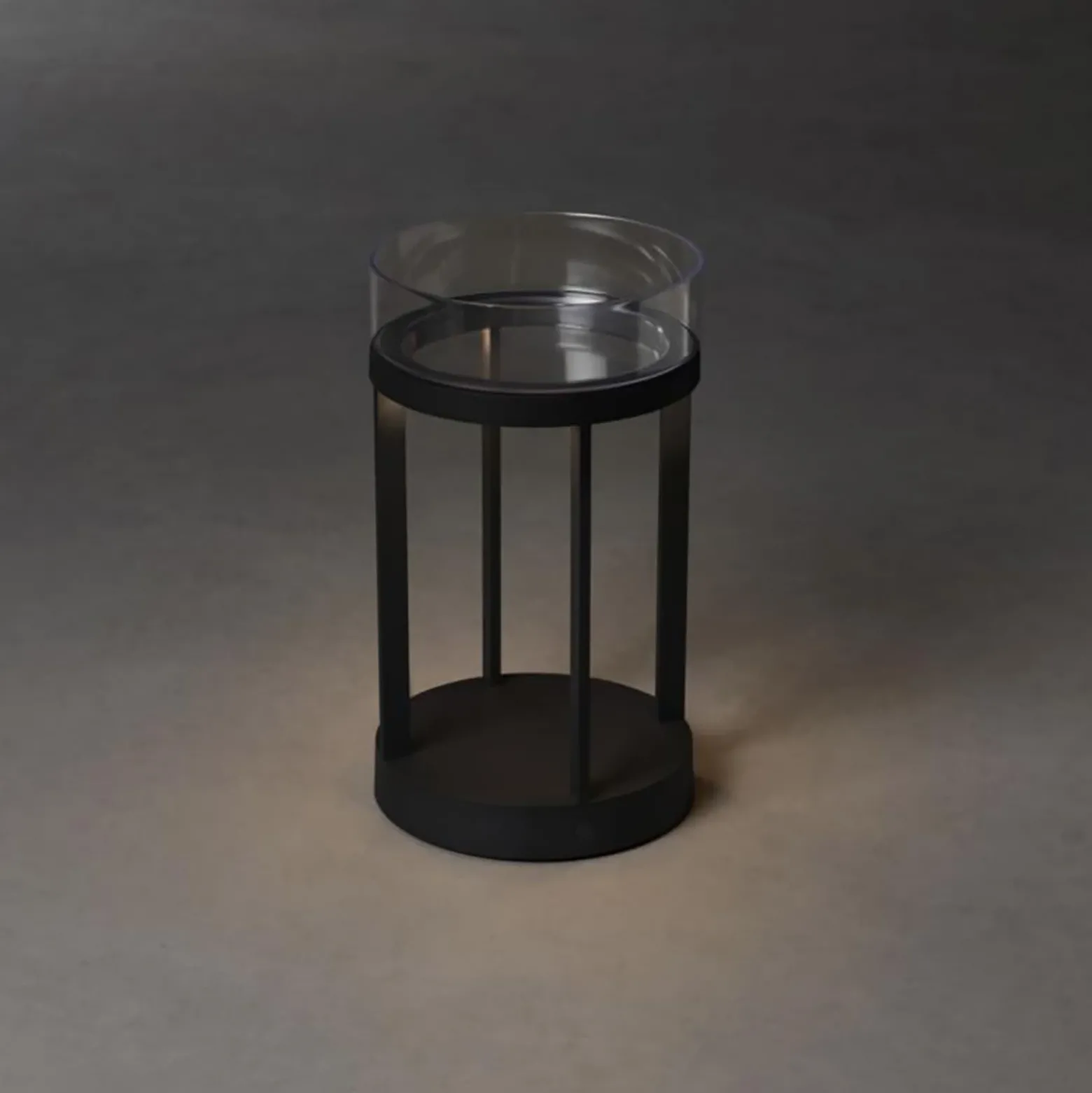 Lámpara decorativa LED Chieti USB, negro