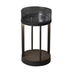 Lámpara decorativa LED Chieti USB, gris