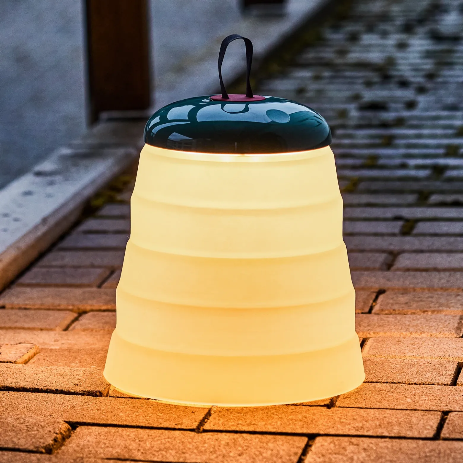 Lámpara decorativa LED para exteriores Foscarini Cri Cri, verde