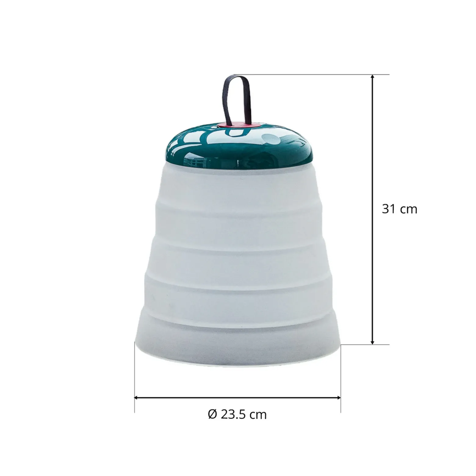 Lámpara decorativa LED para exteriores Foscarini Cri Cri, verde