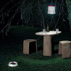 Lámpara decorativa LED para exteriores Foscarini Cri Cri, roja