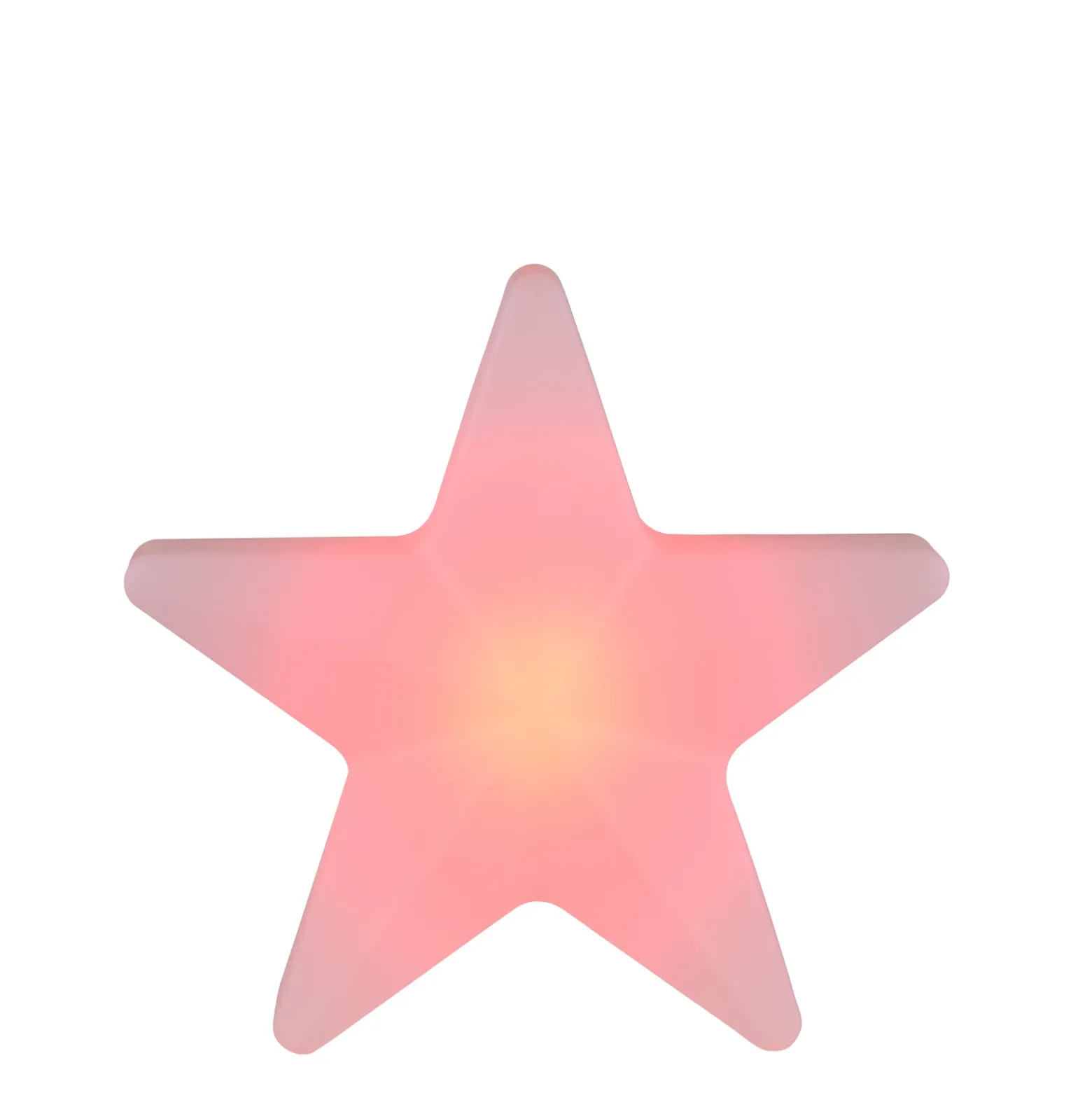 Lámpara decorativa LED recargable Star, 55 cm de altura, IP44, blanca, RGBW