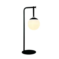 Lámpara decorativa recargable LED Odin de Dyberg Larsen, negro/blanco, IP44