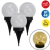 Lámpara decorativa solar LED 5248203 de vidrio, 3