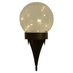Lámpara decorativa solar LED 5248203 de vidrio, 3