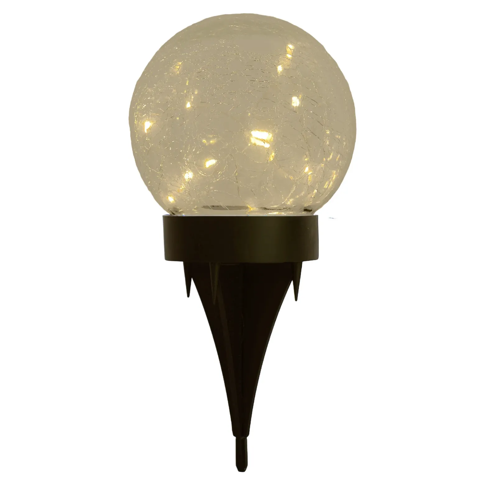 Lámpara decorativa solar LED 5248203 de vidrio, 3