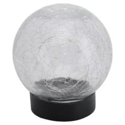 Lámpara decorativa solar LED 5248203 de vidrio, 3