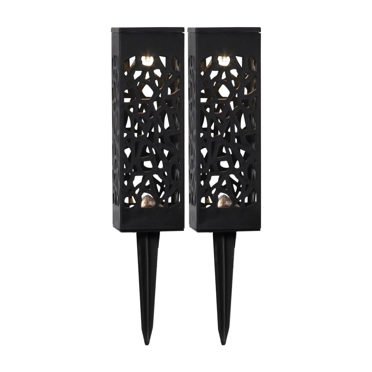 Lámpara decorativa solar LED Izola, pica, set 2