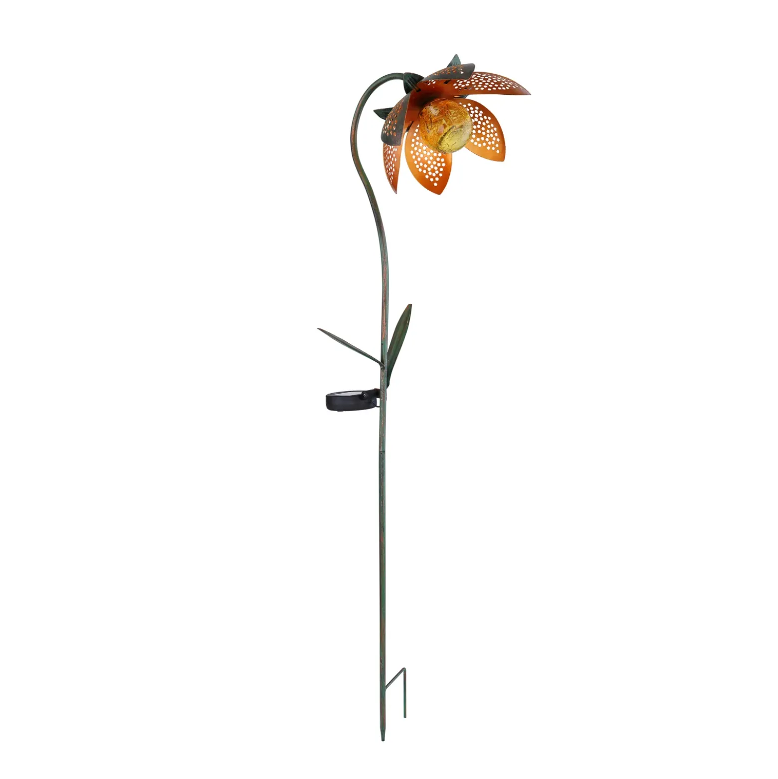Lámpara decorativa solar 33653 Spike, 1 sola flor