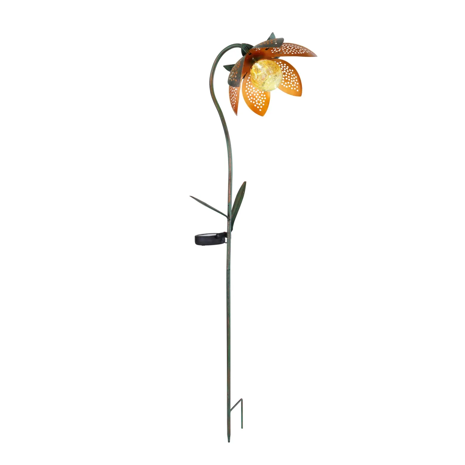 Lámpara decorativa solar 33653 Spike, 1 sola flor