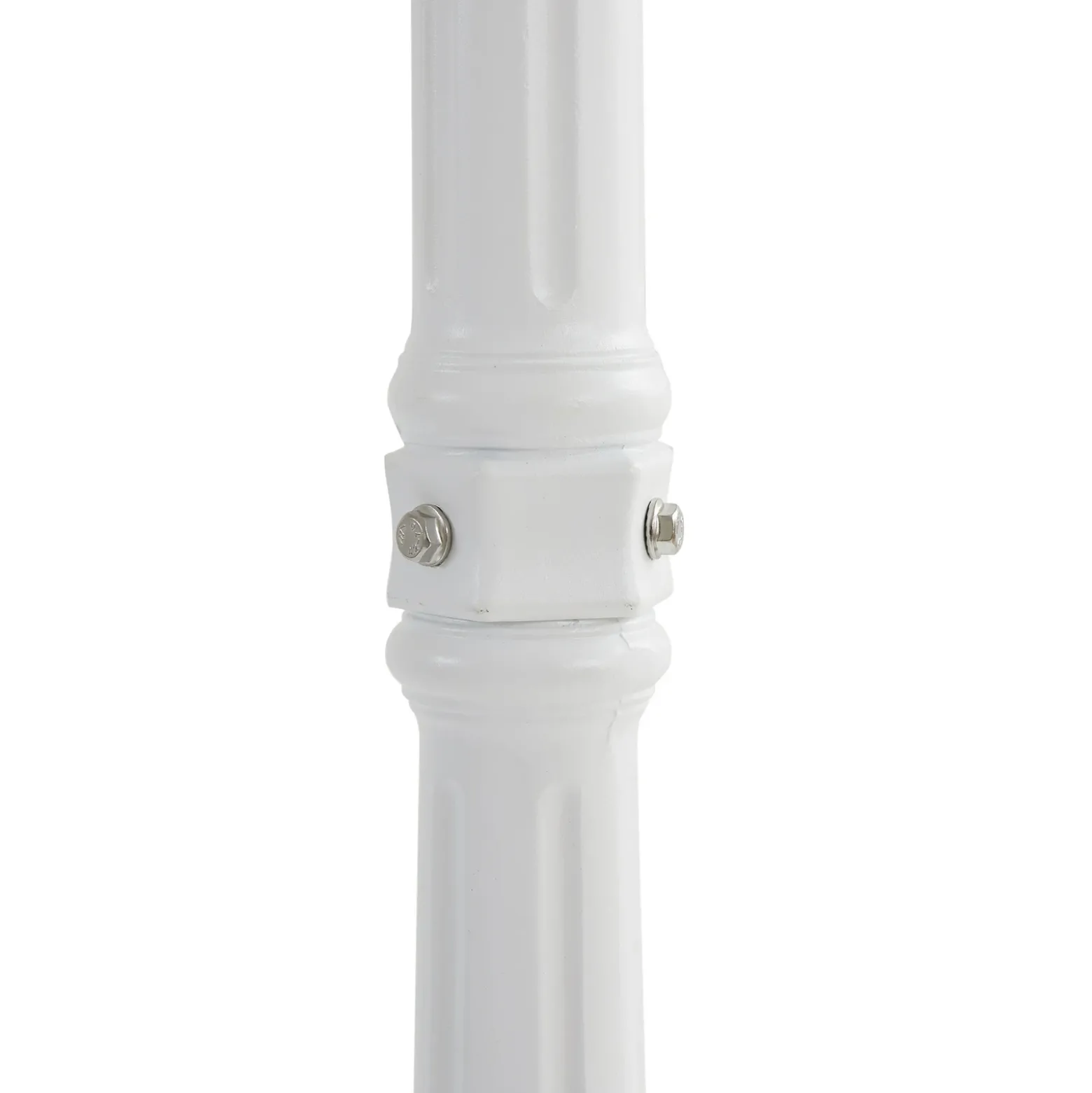 Lámpara de exterior Edana de Lindby, 211 cm, blanca, metal, E27, IP44