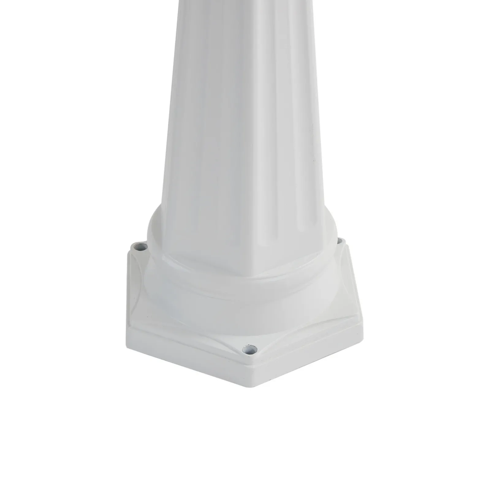Lámpara de exterior Edana de Lindby, 211 cm, blanca, metal, E27, IP44
