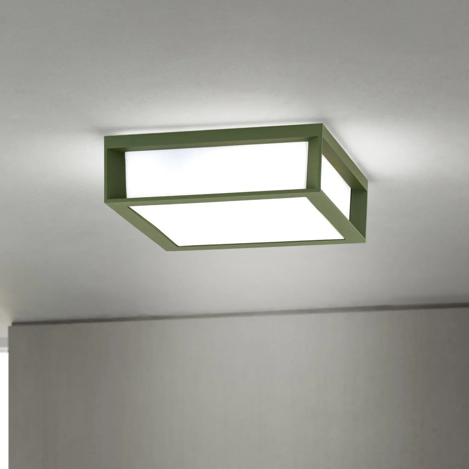 Lámpara de exterior Henry, verde, aluminio fundido a presión, E27, IP44
