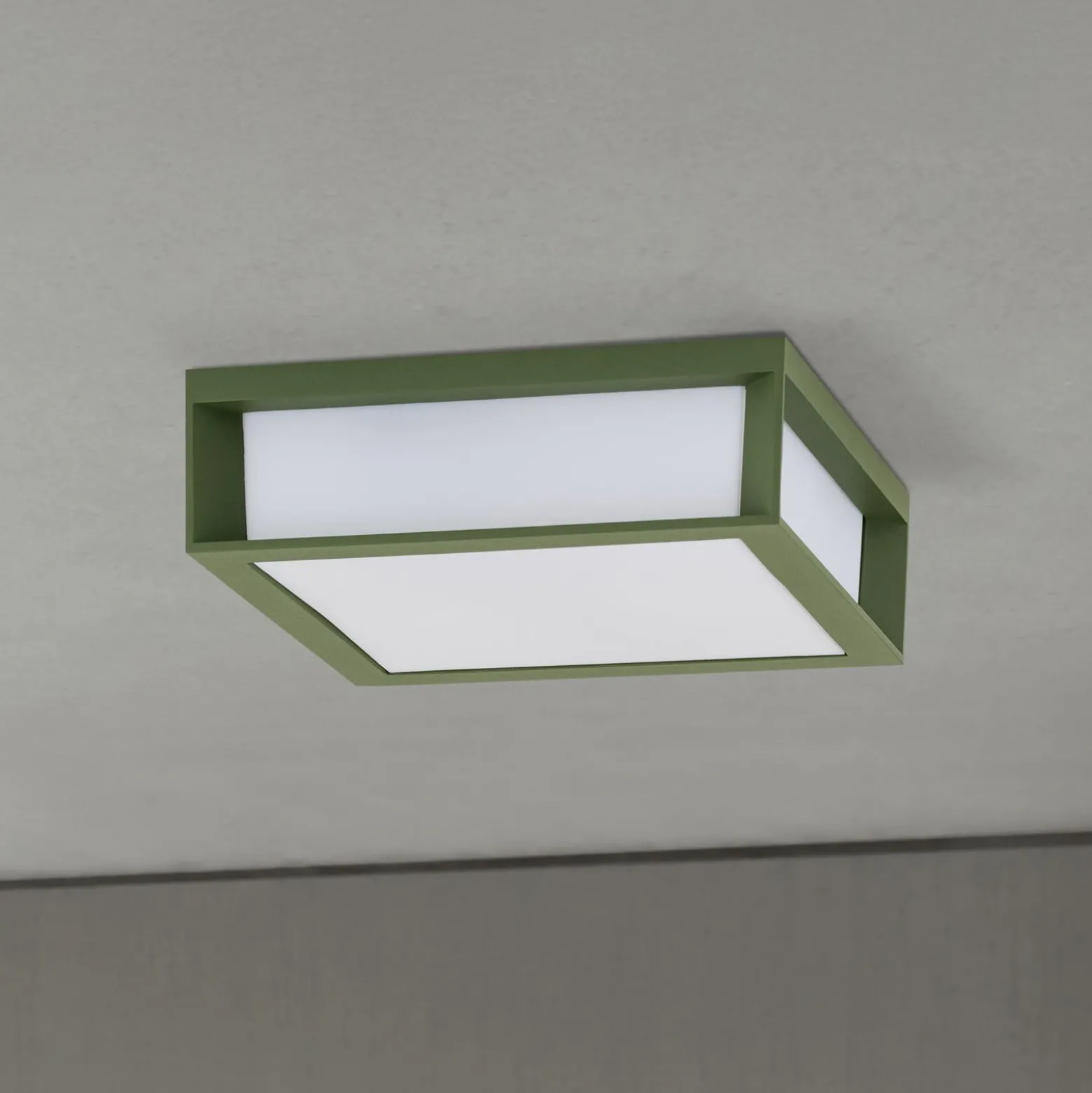 Lámpara de exterior Henry, verde, aluminio fundido a presión, E27, IP44