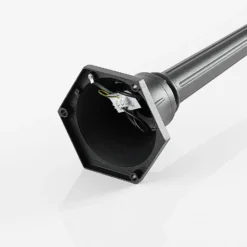 Lámpara de exterior Lindby Clint, 177 cm, metal, resistente al agua salada, E27