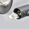 Lámpara de exterior Madea de Lindby, gris, 2 luces, 212 cm, E27, IP44