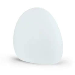 Lámpara de exterior Stone L, 80 x 65 cm, blanca, plástico, IP44