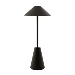 Lámpara de mesa exterior recargable Cannes de Globen Lighting, negra, IP54