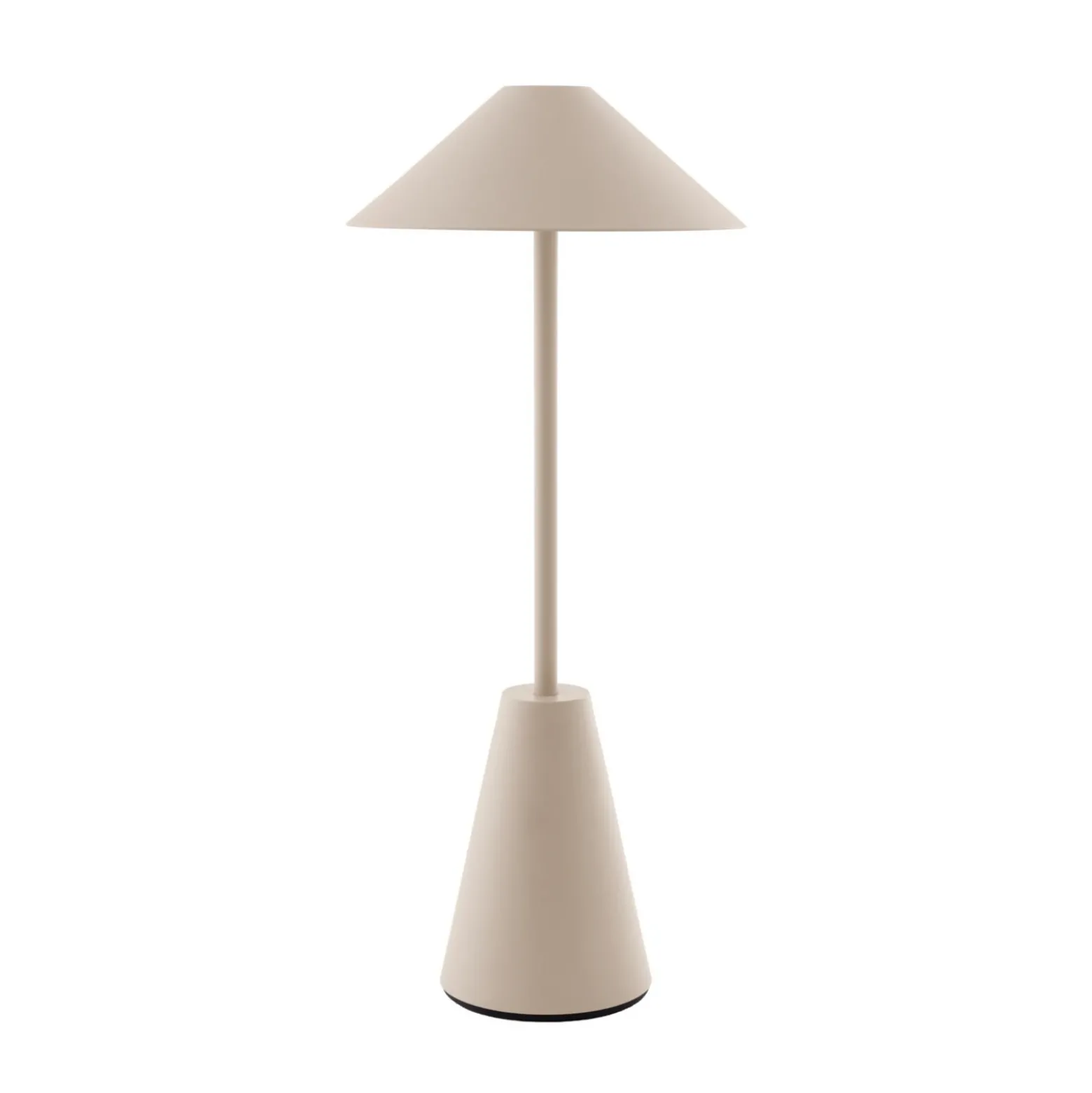 Lámpara de mesa exterior recargable Cannes de Globen Lighting, beige, IP54