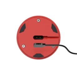 Lámpara de mesa LED batería Nudrop IP54 rojo fuego