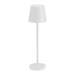 Lámpara de mesa LED 5098, batería recargable, IP54, atenuable, blanco