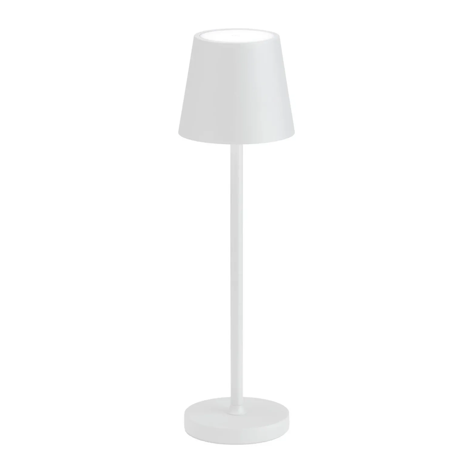Lámpara de mesa LED 5098, batería recargable, IP54, atenuable, blanco