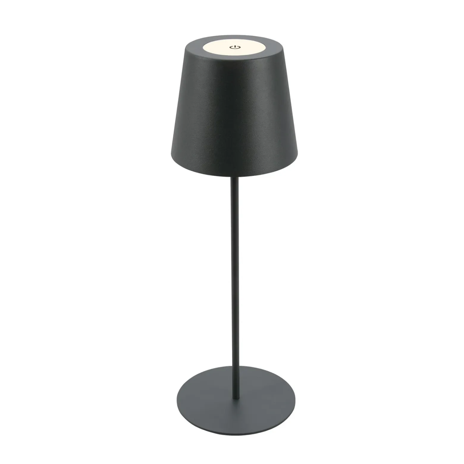 Lámpara de mesa LED con batería 7508015, antracita 2.700 K IP44 Touchdim