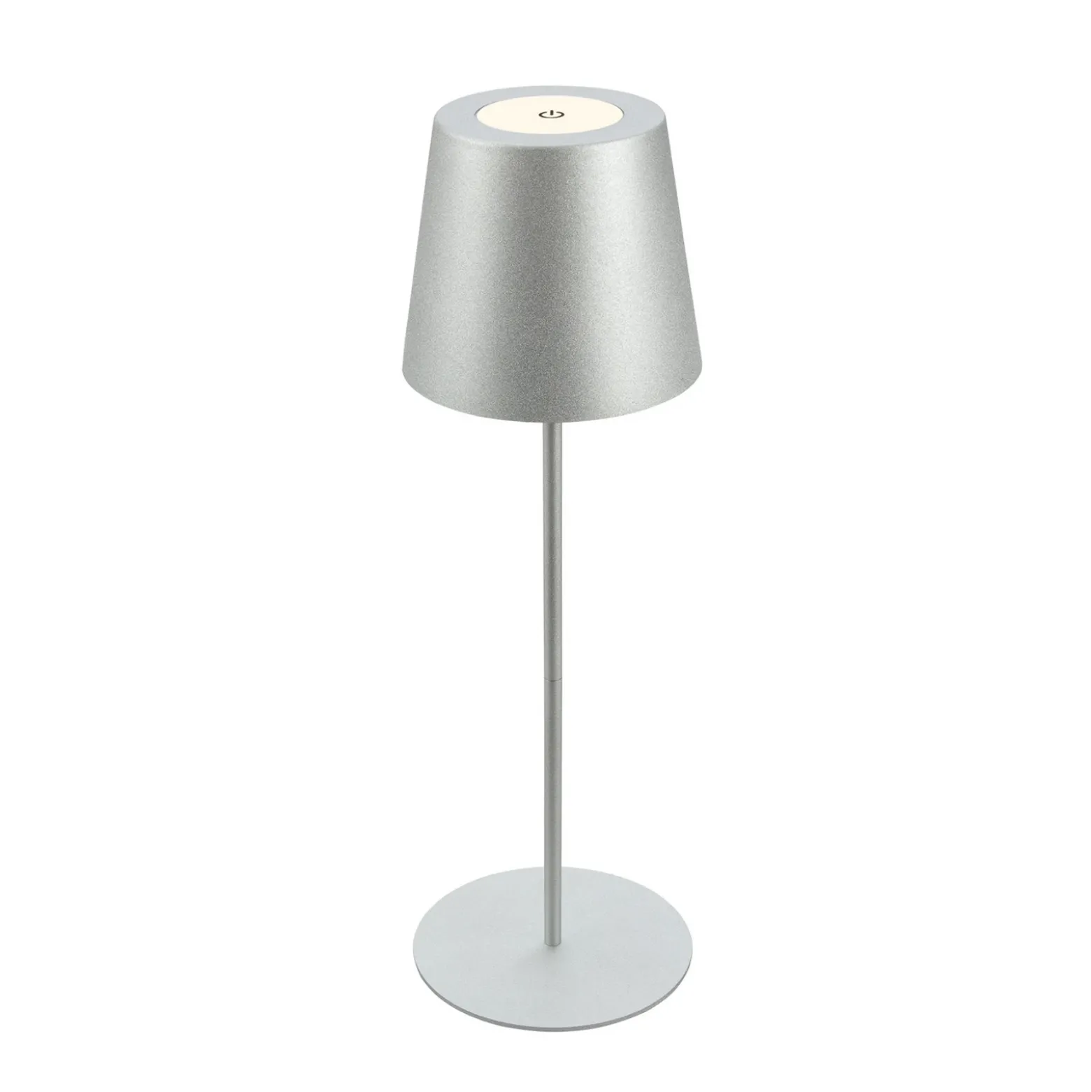 Lámpara de mesa LED con batería 7508014 cromo mate 2.700 K IP44 Touchdim